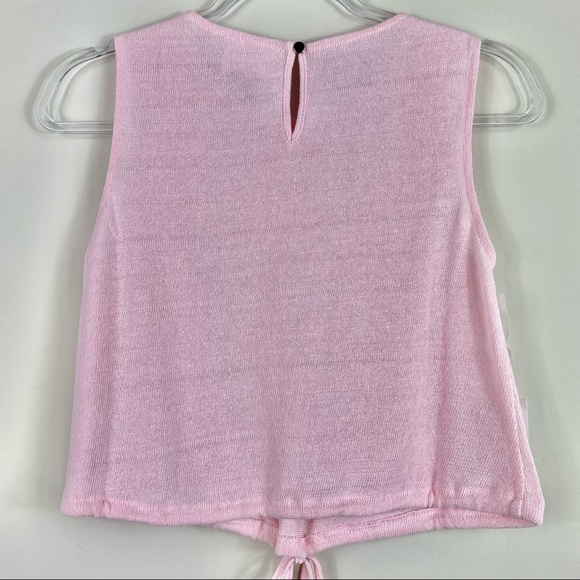 Callahan Sleeveless Draw String Crop Top - Picture 4 of 7